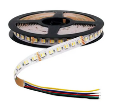 24W/m LED juosta, 60LED/m, 24V, 3IN1+RGB, IP20, 5 metrų ritė