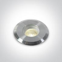 1W LED įleidžiamas baseino šviestuvas, nerūdijančio plieno sp., 3000K, IP68
