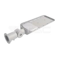 50W LED gatvės šviestuvas, pilku korpusu, 6500K