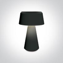 3W LED įkraunamas stalo šviestuvas, juodas, 3000K, IP65, dimeriuojamas