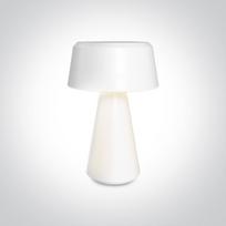 3W LED įkraunamas stalo šviestuvas, baltas, 3000K, IP65, dimeriuojamas