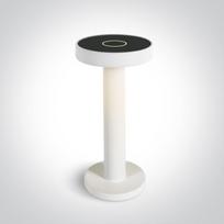 2,5W LED įkraunamas stalo šviestuvas, baltas, 2700K, IP65, dimeriuojamas