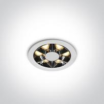 6W LED įleidžiamas šviestuvas, baltas, 3000K
