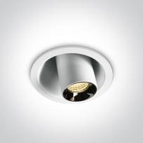 6W LED įleidžiamas reguliuojamas šviestuvas, baltas, 3000K