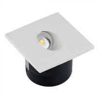 3W LED įleidžiamas sieninis šviestuvas, baltas, 4000K
