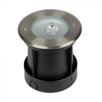 8W LED įleidžiamas į žemę šviestuvas, juodu korpusu, 4000K, IP67