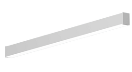26W LED linijinis paviršinis šviestuvas X-LINE SLIM, anoduoto aliuminio sp., 4000K, IP40, su avariniu moduliu