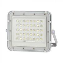 6W LED prožektorius su saulės baterija, baltas, 6400K