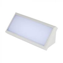 12W LED sieninis lauko šviestuvas, baltas, 6400K