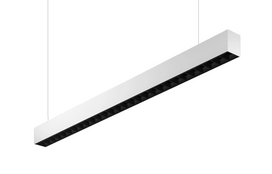 18,8W LED paviršinis/pakabinamas linijinis šviestuvas X-LINE PRO, juodas, 4000K, IP40