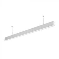 40W LED linijinis pakabinamas šviestuvas, sidabro sp., 6400K