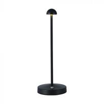 3W LED įkraunamas stalinis šviestuvas, juodas, 3000/6000K, dimeriuojamas