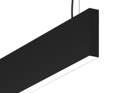 71W LED pakabinamas linijinis šviestuvas PROFILITE 35, juodas, 3000K