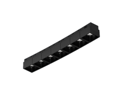 9W LED šviestuvas į magnetines sistemas INSIGHT R, juodas, 3000K
