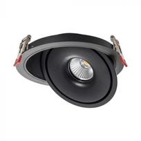 20W LED įleidžiamas šviestuvas, juodas, 3000-6400K