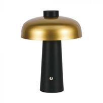 3W LED įkraunamas stalo šviestuvas, aukso/juodos sp., 3000-6000K, dimeriuojamas