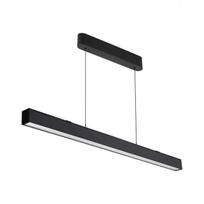 40W LED pakabinamas linijinis šviestuvas, juodas, 3000/4000/6400K