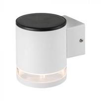 1W LED sieninis lauko šviestuvas su saulės baterija, baltas, 3000K, IP54