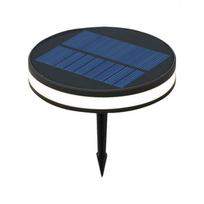 1,8W LED įsmeigiamas lauko šviestuvas su saulės baterija, juodas, 3000K, IP54