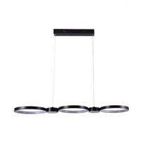 38W LED pakabinamas šviestuvas, juodas, 3000K