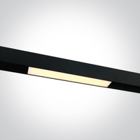8W LED linijinis šviestuvas į magnetines sistemas ONELIGHT MINI/MIDI, juodas, 3000K