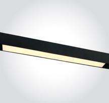 16W LED linijinis šviestuvas į magnetines sistemas ONELIGHT MINI/MIDI, juodas, 3000K