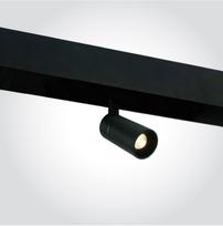 3W LED šviestuvas į magnetines sistemas ONELIGHT MINI, juodas, 3000K