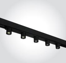 5x2W LED šviestuvas į magnetines sistemas ONELIGHT MINI/MIDI, juodas, 3000K, 42128C/B/W
