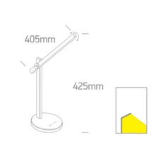 5,5W LED stalo šviestuvas, baltas, 3000/4000/6500K, dimeriuojamas