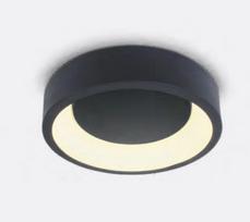 20W LED paviršinis šviestuvas, antracito sp., 2700/3000/4000K