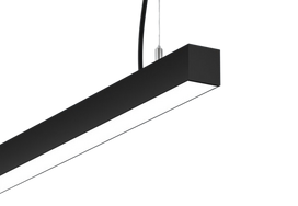 41W LED pakabinamas linijinis šviestuvas PROFILITE 45, juodas, 3000K, DALI