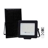 200W LED prožektorius su saulės baterija NORLA, juodas, 4000K