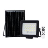 50W LED prožektorius su saulės baterija NORLA, juodas, 4000K
