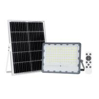 300W LED prožektorius su saulės baterija TIARA, pilkas, 4000K