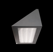 19,2W sieninis šviestuvas LUXWALL LED PC-T, antracito sp., 3000K, IP65