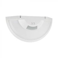 10W LED paviršinis sieninis šviestuvas, baltas, 4000K, su judesio davikliu, IP54