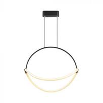 16W LED pakabinamas šviestuvas, juodas, 3000K