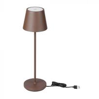 1,5W LED įkraunamas stalo šviestuvas, rūdžių sp., 3000K, dimeriuojamas, IP54