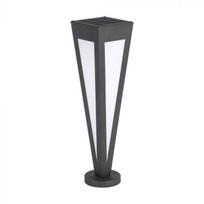2W LED įkraunamas lauko šviestuvas su saulės baterija, juodas, 3000K, IP65