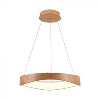 25W LED pakabinamas šviestuvas, medienos/baltos sp., 3000K