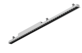 25,5W LED linijinis įleidžiamas šviestuvas X-LINE SLIM RECESSED, juodas, 4000K, IP40