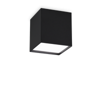 10W LED lubinis paviršinis šviestuvas KUBIKO, juodas, 3000K