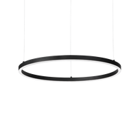 43W LED pakabinamas šviestuvas ORACLE SLIM, juodas, 3000K, dimeriuojamas