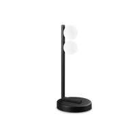 6W LED stalo šviestuvas PING PONG, juodas, 3000K