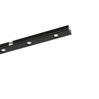 6W LED linijinės sistemos šviestuvas STICK, juodas, 3000K, dimeriuojamas