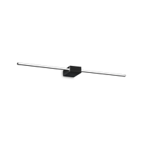 13,5W LED veidrodžio šviestuvas THEO, juodas, 3000K