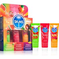 Skins Fruity Sampler Tubes gelinių lubrikantų rinkinys