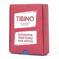 Nutrinamų kortelių rinkinys Tibino Sutaupyk 1000 eurų per metus