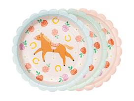 Popierinės lėkštutės "Arkliukas" 6vnt 18cm
