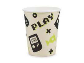 Vienkartiniai puodeliai "Game" 220ml 6 vnt